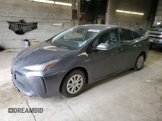 2019 Toyota Prius L Eco with VIN JTDKARFU9K3094322, listed as a Copart auction lot 48895445 with 49,430 mi miles and Salvage Title. Bid and sale history available at carsss.com. Image 1.