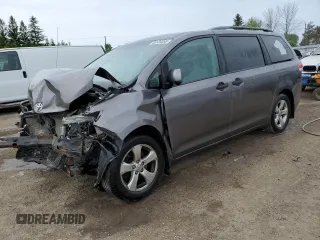 2011 Toyota Sienna with VIN 5TDZK3DC9BS098405, listed as a Copart auction lot 60128365 with Not provided miles and Salvage title. Bid and sale history available at DreamBid. Image 1.