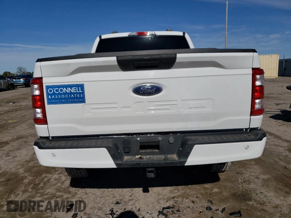 2023 Ford F-150 XL with VIN 1FTFW1E51PKD39061, listed as a Copart auction lot 88540555 with 35,405 mi miles and Salvage Title. Bid and sale history available at carsss.com. Image 6.