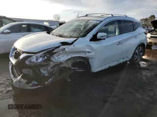 2016 Nissan Murano Platinum z VIN 5N1AZ2MH9GN162594, wystawiony jako Copart lot #46721015 z przebiegiem 99 086 mil mil oraz Szkoda całkowita • Salvage title. Historia ofert i sprzedaży dostępna na DreamBid. Obrazek 1.