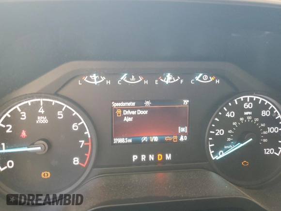 2022 Ford F-150 XL with VIN 1FTEX1CB2NKE64553, listed as a Copart auction lot 62641825 with 37,988 mi miles and Clean title. Bid and sale history available at DreamBid. Image 9.