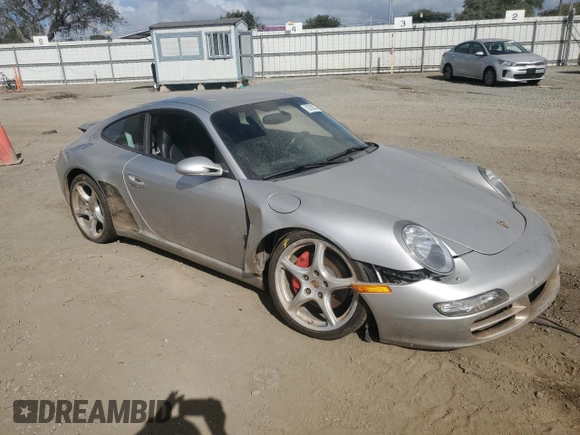 2006 Porsche 911 Carrera S with VIN WP0AB29966S741987, listed as a Copart auction lot 76762074 with 83,382 mi miles and Salvage Title. Bid and sale history available at carsss.com. Image 4.