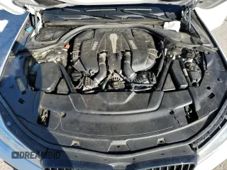 2017 BMW 7 Series 750i with VIN WBA7F0C39HGM22030, listed as a Copart auction lot 87127484 with 110,634 mi miles and Salvage title. Bid and sale history available at DreamBid. Image 11.