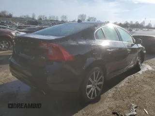 2014 Volvo S60 T5 with VIN YV1612FS1E2278441, listed as a Copart auction lot 46378444 with 140,065 mi miles and Salvage Title. Bid and sale history available at carsss.com. Image 3.