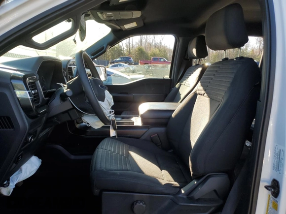 2022 Ford F-150 XL with VIN 1FTFW1E86NFA43114, listed as a Copart auction lot 49615245 with 66,614 mi miles and Salvage Title. Bid and sale history available at carsss.com. Image 7.