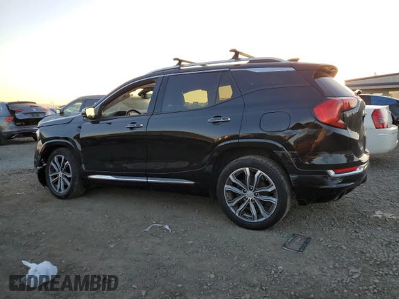 2018 GMC Terrain Denali with VIN 3GKALSEXXJL278460, listed as a Copart auction lot 46822425 with 116,988 mi miles and Salvage Title. Bid and sale history available at DreamBid. Image 2.
