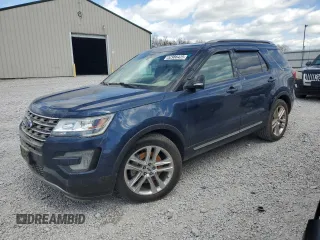 2017 Ford Explorer XLT with VIN 1FM5K8D87HGA74576, listed as a Copart auction lot 52986425 with Not Provided miles and Salvage Title. Bid and sale history available at DreamBid. Image 1.