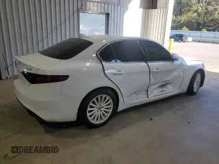2021 Alfa Romeo Giulia with VIN ZARFAMANXM7645928, listed as a Copart auction lot 83039704 with 36,020 mi miles and Salvage title. Bid and sale history available at DreamBid. Image 3.