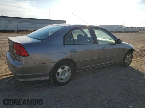 2005 Honda Civic with VIN JHMES96615S022180, listed as a Copart auction lot 50362915 with 231,987 mi miles and Salvage Title. Bid and sale history available at DreamBid. Image 3.