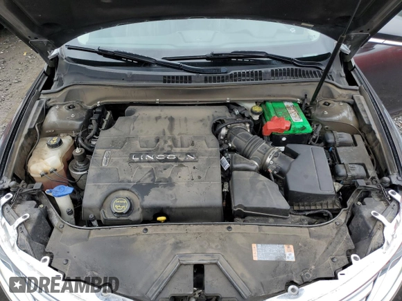2015 Lincoln MKZ with VIN 3LN6L2GK4FR621797, listed as a Copart auction lot 48238215 with 100,738 mi miles and Salvage Title. Bid and sale history available at DreamBid. Image 11.