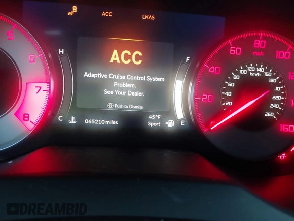 2020 Acura RDX w/A-Spec Pkg with VIN 5J8TC2H60LL031956, listed as a IAAI auction lot 41663869 with 65,210 mi miles. Bid and sale history available at carsss.com. Image 16.