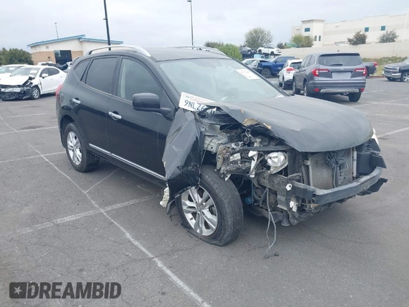 2013 Nissan Rogue S with VIN JN8AS5MT6DW501000, listed as a IAAI auction lot 41772447 with 110,811 mi miles. Bid and sale history available at carsss.com. Image 1.