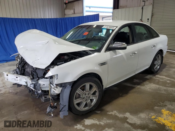 2008 Ford Taurus Limited with VIN 1FAHP25W68G137797, listed as a Copart auction lot 51628665 with 141,125 mi miles and Salvage Title. Bid and sale history available at DreamBid. Image 1.