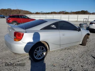 2000 Toyota Celica GT with VIN JTDDR32TXY0038833, listed as a Copart auction lot 81788794 with 0 mi miles and Salvage Title. Bid and sale history available at carsss.com. Image 3.