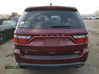 2019 Dodge Durango SXT Plus with VIN 1C4RDJAG1KC576310, listed as a Copart auction lot 84942544 with 126,389 mi miles and Salvage title. Bid and sale history available at DreamBid. Image 6.