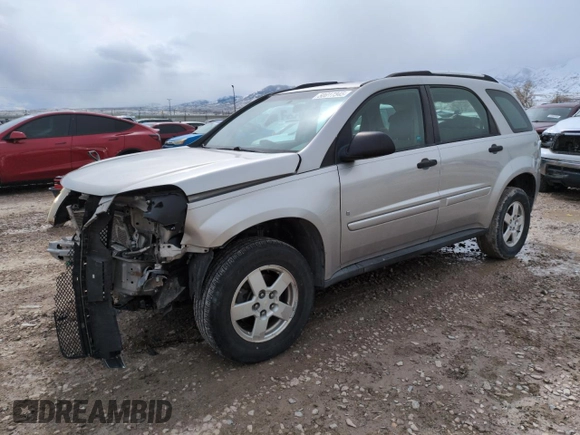 2007 Chevrolet Equinox LS with VIN 2CNDL13F076010801, listed as a Copart auction lot 50017345 with 149,898 mi miles and Salvage Title. Bid and sale history available at carsss.com. Image 1.