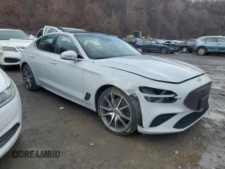 2022 Genesis G70 2.0T with VIN KMTG34TA3NU087847, listed as a Copart auction lot 83541034 with 65,891 mi miles and Salvage Title. Bid and sale history available at DreamBid. Image 4.