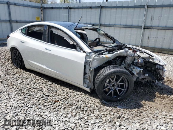 2020 Tesla Model 3 Standard Range Plus with VIN 5YJ3E1EA3LF612365, listed as a Copart auction lot 54421205 with Not Provided miles and Clean Title. Bid and sale history available at DreamBid. Image 4.