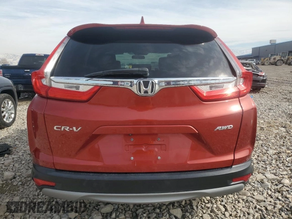 2018 Honda CR-V EX with VIN 2HKRW2H58JH623436, listed as a Copart auction lot 45599925 with 90,161 mi miles and Salvage Title. Bid and sale history available at carsss.com. Image 6.