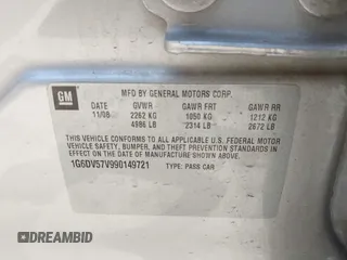 2009 Cadillac CTS RWD z VIN 1G6DV57V990149721, wystawiony jako IAAI lot #42293590 z przebiegiem 64 642 mil mil oraz . Historia ofert i sprzedaży dostępna na DreamBid. Obrazek 9.