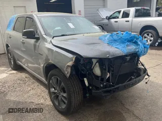 2020 Dodge Durango R/T with VIN 1C4SDJCT0LC395437, listed as a Copart auction lot 54849085 with 55,203 mi miles and Salvage title. Bid and sale history available at DreamBid. Image 1.