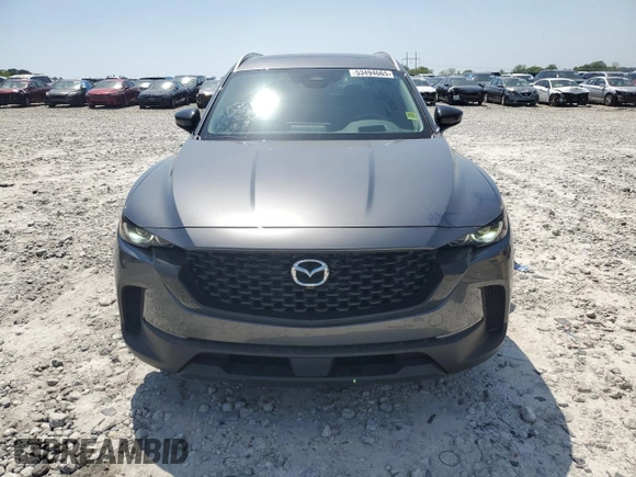 2025 Mazda CX-50 S Premium Plus with VIN 7MMVABEM4SN337321, listed as a Copart auction lot 53494665 with 4,919 mi miles and Salvage title. Bid and sale history available at DreamBid. Image 5.