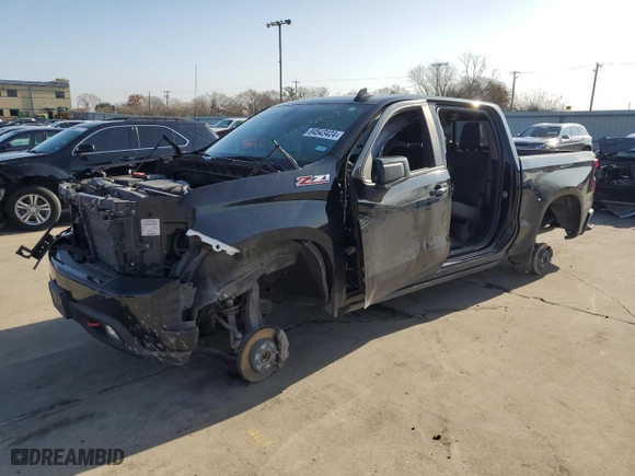 2022 Chevrolet Silverado 1500 LTD LT Trail Boss with VIN 3GCPYFED9NG119240, listed as a Copart auction lot 84543424 with NaN miles and Salvage Title. Bid and sale history available at carsss.com. Image 1.