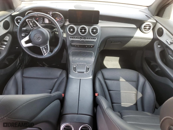 2021 Mercedes-Benz GLC with VIN W1N0G8DB5MV264533, listed as a Copart auction lot 52775905 with 56,384 mi miles and Salvage Title. Bid and sale history available at carsss.com. Image 8.