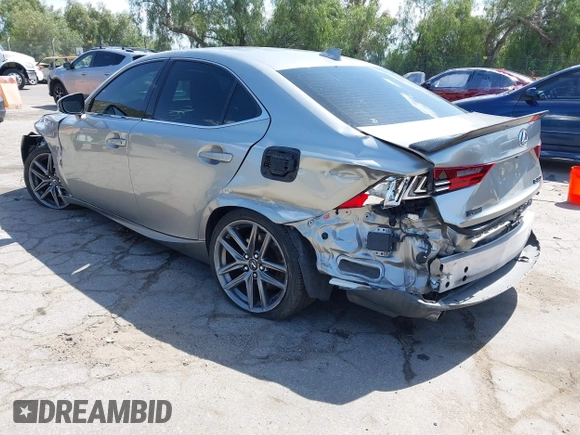 2016 Lexus IS 350 with VIN JTHBE1D21G5022824, listed as a IAAI auction lot 41934297 with 75,446 mi miles and . Bid and sale history available at DreamBid. Image 3.