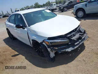 2023 Honda Civic Sport with VIN 2HGFE2F54PH510109, listed as a IAAI auction lot 42551897 with 25,974 mi miles and . Bid and sale history available at DreamBid. Image 1.