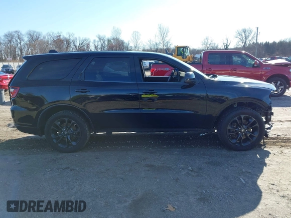 2021 Dodge Durango GT Plus with VIN 1C4RDJDG0MC751032, listed as a IAAI auction lot 41110723 with 90,224 mi miles. Bid and sale history available at carsss.com. Image 13.