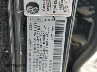 2004 Volkswagen Touareg z VIN WVGBC77LX4D062055, wystawiony jako Copart lot #45960445 z przebiegiem 201 819 mil mil oraz Szkoda całkowita • Salvage title. Historia ofert i sprzedaży dostępna na DreamBid. Obrazek 14.