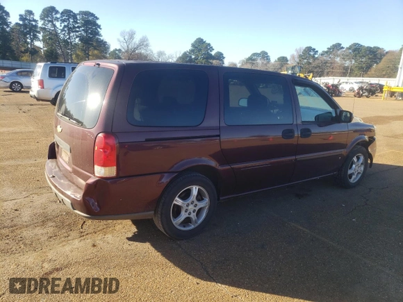 2006 Chevrolet Uplander LS z VIN 1GNDV23L86D118116, wystawiony jako Copart lot #85919624 z przebiegiem 135 357 mil mil oraz Szkoda całkowita • Salvage title. Historia ofert i sprzedaży dostępna na DreamBid. Obrazek 3.