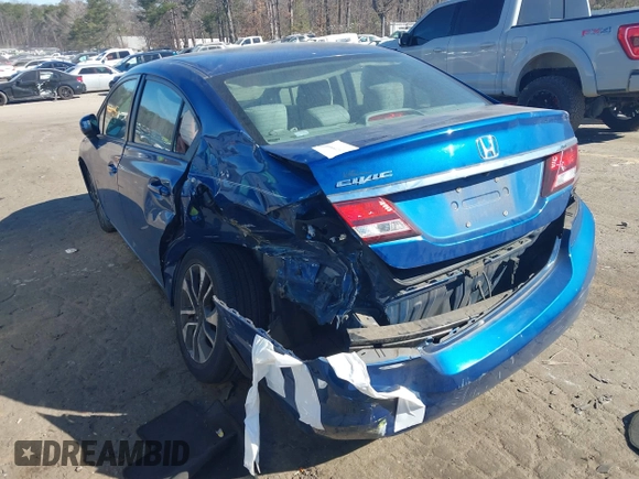 2014 Honda Civic Sedan EX with VIN 19XFB2F87EE013503, listed as a IAAI auction lot 41700839 with 400,000 mi miles. Bid and sale history available at carsss.com. Image 3.