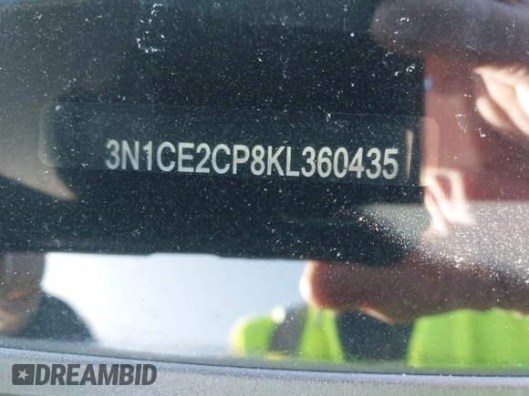 2019 Nissan Note SV with VIN 3N1CE2CP8KL360435, listed as a IAAI auction lot 41989669 with 63,734 mi miles and . Bid and sale history available at DreamBid. Image 9.