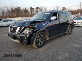 2018 Nissan Armada SV with VIN JN8AY2NC2J9558221, listed as a Copart auction lot 85910294 with 95,434 mi miles and Salvage Title. Bid and sale history available at carsss.com. Image 1.