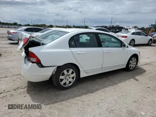 2011 Honda Civic LX with VIN 19XFA1F52BE009180, listed as a Copart auction lot 56288845 with 40,090 mi miles and Non Repairable. Bid and sale history available at DreamBid. Image 3.