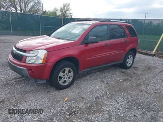 2005 Chevrolet Equinox LS with VIN 2CNDL23F756046004, listed as a IAAI auction lot 42031984 with 142,056 mi miles. Bid and sale history available at carsss.com. Image 2.