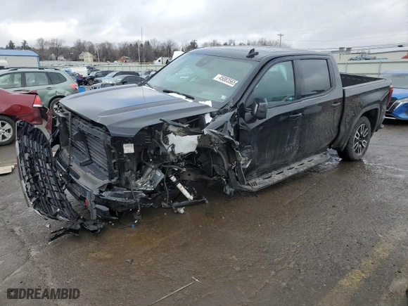 2024 GMC Sierra 1500 AT4 with VIN 3GTUUEE81RG318526, listed as a Copart auction lot 45083565 with 4,394 mi miles and Salvage Title. Bid and sale history available at carsss.com. Image 1.