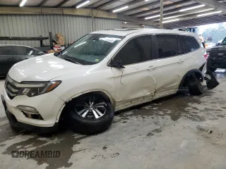 2018 Honda Pilot EX-L with VIN 5FNYF6H62JB043318, listed as a Copart auction lot 57853335 with Not provided miles and Salvage title. Bid and sale history available at DreamBid. Image 1.