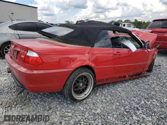 2005 BMW 3 Series 325Ci with VIN WBABW33475PL35260, listed as a Copart auction lot 74305534 with Not provided miles and Salvage title. Bid and sale history available at DreamBid. Image 3.
