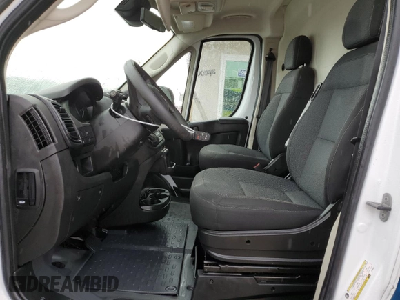 2022 Ram ProMaster Cargo with VIN 3C6LRVNG1NE130073, listed as a Copart auction lot 74721204 with Not Provided miles and Non Repairable. Bid and sale history available at DreamBid. Image 7.