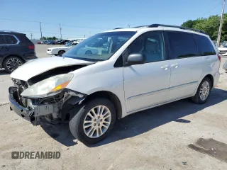 2008 Toyota Sienna XLE z VIN 5TDZK22C08S222227, wystawiony jako Copart lot #57912885 z przebiegiem 256 534 mil mil oraz Szkoda całkowita • Salvage title. Historia ofert i sprzedaży dostępna na DreamBid. Obrazek 1.