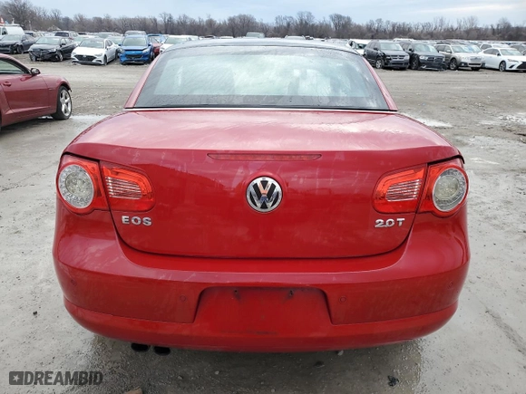 2009 Volkswagen Eos Lux with VIN WVWFA71F49V015121, listed as a Copart auction lot 47380395 with 138,740 mi miles and Salvage Title. Bid and sale history available at carsss.com. Image 6.