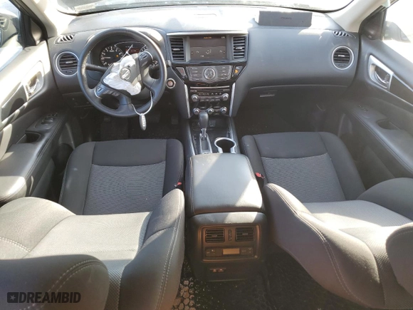 2020 Nissan Pathfinder SV with VIN 5N1DR2BM5LC629626, listed as a Copart auction lot 44583805 with 46,073 mi miles and Salvage Title. Bid and sale history available at carsss.com. Image 8.