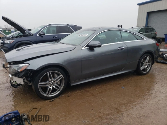 2019 Mercedes-Benz E-Class E 450 with VIN WDD1J6JB0KF072083, listed as a Copart auction lot 42458765 with 54,465 mi miles and Salvage Title. Bid and sale history available at carsss.com. Image 1.