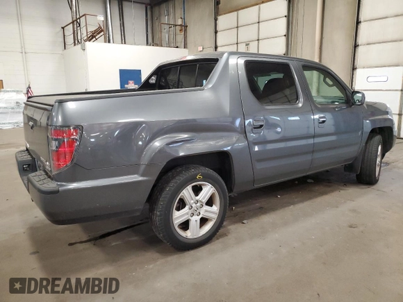 2013 Honda Ridgeline RTL with VIN 5FPYK1F50DB014050, listed as a Copart auction lot 72058834 with 54,053 mi miles and Salvage Title. Bid and sale history available at carsss.com. Image 3.