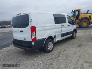 2021 Ford Transit Cargo Van with VIN 1FTBR1Y82MKA44171, listed as a IAAI auction lot 41857534 with 26,295 mi miles. Bid and sale history available at carsss.com. Image 4.