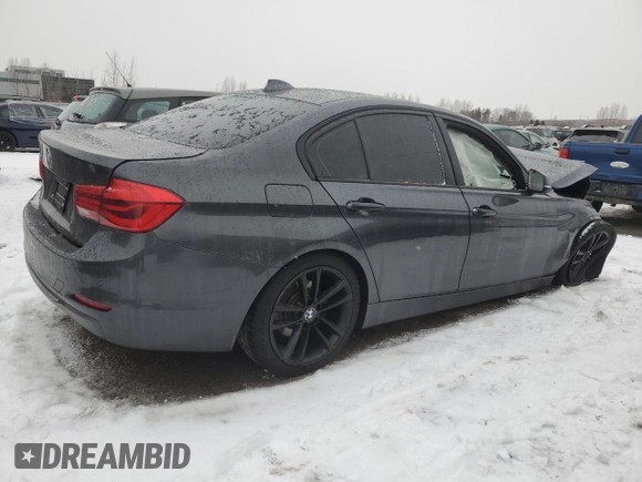 2016 BMW 3 Series 320i xDrive with VIN WBA8E5G50GNU20810, listed as a Copart auction lot 87588945 with 0 mi miles and Salvage Title. Bid and sale history available at carsss.com. Image 3.
