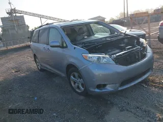 2014 Toyota Sienna LE AAS with VIN 5TDKK3DC8ES433739, listed as a IAAI auction lot 42680907 with 188,589 mi miles and . Bid and sale history available at DreamBid. Image 1.